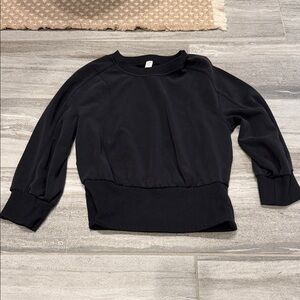 Lululemon Athletica Black Crew Neck Top